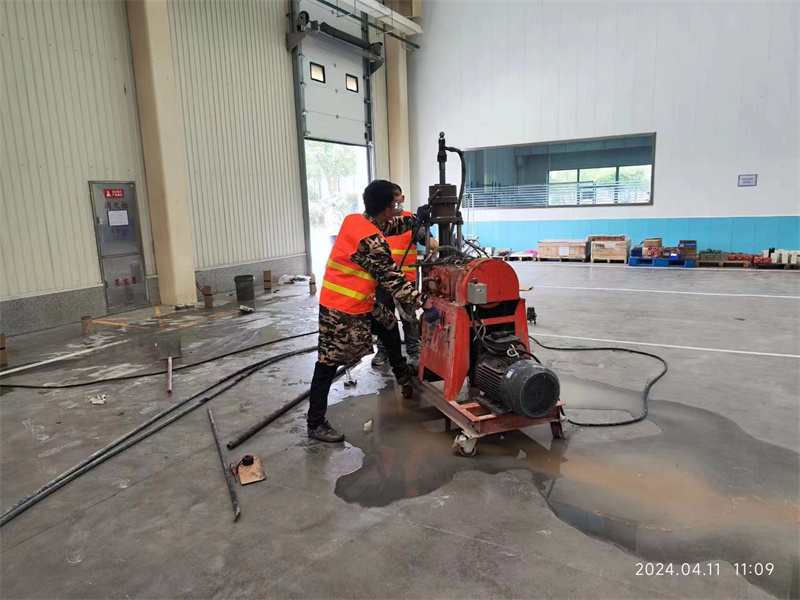 融安厂房地面下沉塌陷注浆加固施工